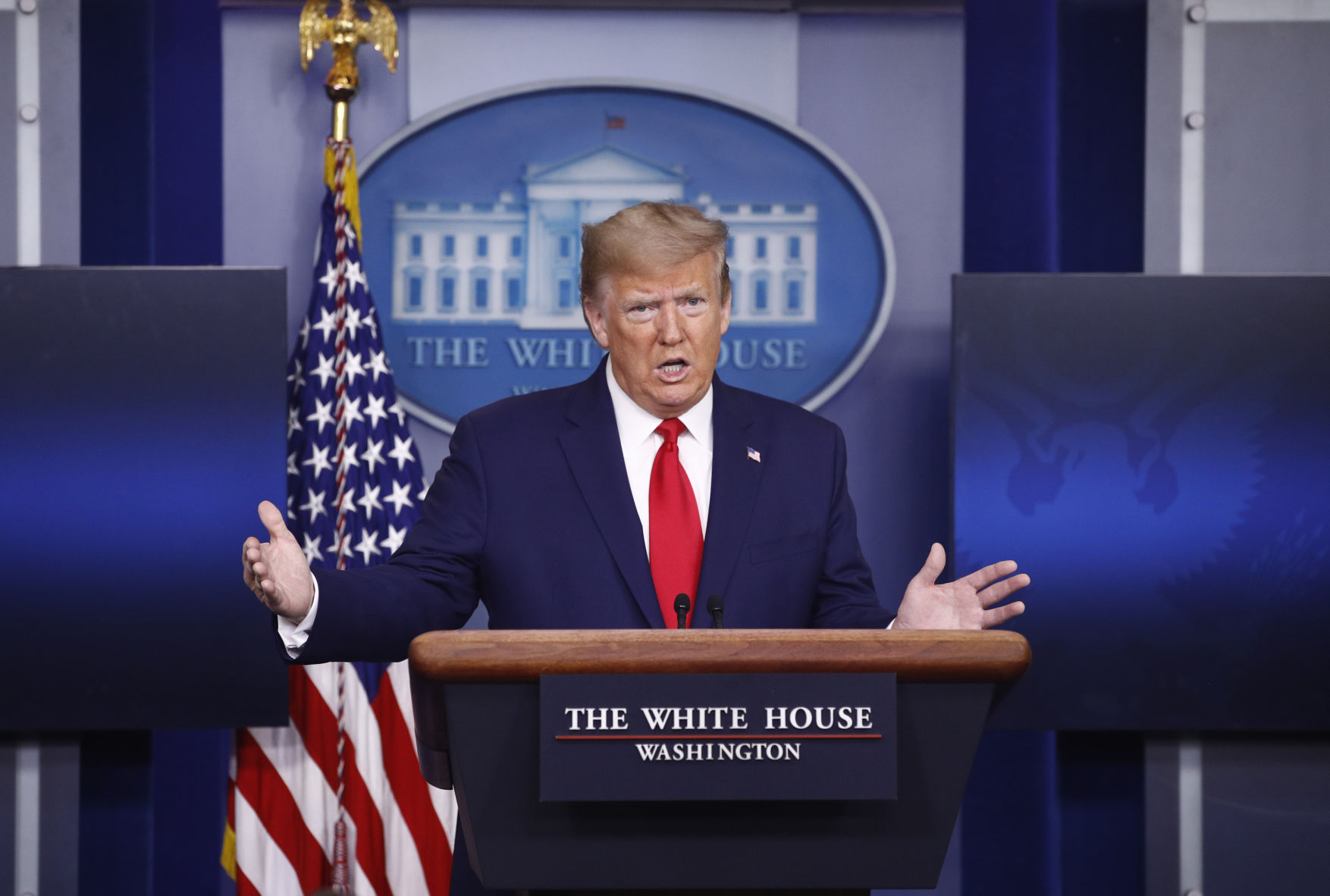 Virus Outbreak Trump